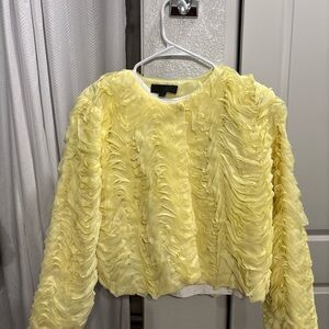 Zara Light Yellow Blouse